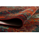 Wool carpet OMEGA AVAR Frame, diamonds, oriental - ruby