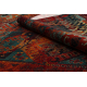 Wollteppich OMEGA AVAR Rahmen, Diamanten, orientalisch - rubin