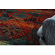 Wool carpet OMEGA AVAR Square Frame, diamonds, oriental - ruby