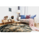 Wool carpet OMEGA ELIAN circle Marble iron green