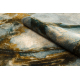 Wollteppich OMEGA ELIAN Kreis Marmor iron grün 