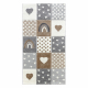 Tappeto Sample NEW COSMO 349 CUORE STELLE beige / grigio