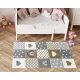 Tappeto Sample NEW COSMO 349 CUORE STELLE beige / grigio