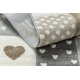 Tappeto Sample NEW COSMO 349 CUORE STELLE beige / grigio