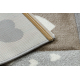 Tappeto Sample NEW COSMO 349 CUORE STELLE beige / grigio