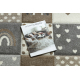 Tappeto Sample NEW COSMO 349 CUORE STELLE beige / grigio