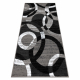Carpet SAMPLE MAYA Z984 Geometric grey / black