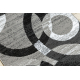 Carpet SAMPLE MAYA Z984 Geometric grey / black