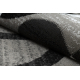 Carpet SAMPLE MAYA Z984 Geometric grey / black