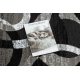 Carpet SAMPLE MAYA Z984 Geometric grey / black