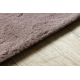 Килим SAMPLE PLUSH пухнастий Форма рожевий