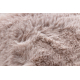 Килим SAMPLE PLUSH пухнастий Форма рожевий