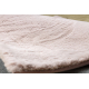 Covor Sample PLUSH pufos Uniforma roz