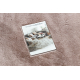Covor Sample PLUSH pufos Uniforma roz