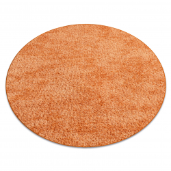 TAPIS cercle SERENADE orange