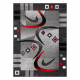 Teppich SAMPLE DREAM 4596 Geometrisch grau / rot