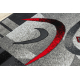 Carpet SAMPLE DREAM 4596 Geometric grey / red