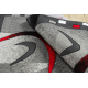 Tappeto SAMPLE DREAM 4596 Geometrico grigio / rosso