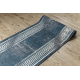 Runner anti-slip LOTUS GRECCO 23593 graphite / grey WASHABLE 100cm