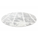Carpet SAMPLE STILO 859 Structural circle grey / cream