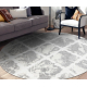 Carpet SAMPLE STILO 859 Structural circle grey / cream