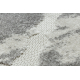 Teppich SAMPLE STILO 859 Strukturell Kreis grau / creme 