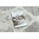 Carpet SAMPLE STILO 859 Structural circle grey / cream
