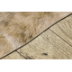 Tappeto SAMPLE Imitazione pelle di bovino, Mucca COW 3 Pelle Marrone