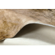 Tappeto SAMPLE Imitazione pelle di bovino, Mucca COW 3 Pelle Marrone