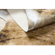 Tappeto SAMPLE Imitazione pelle di bovino, Mucca COW 3 Pelle Marrone