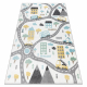 Carpet SAMPLE NEW NINO 885 Streets, city cream / grey