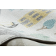 Carpet SAMPLE NEW NINO 885 Streets, city cream / grey