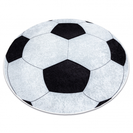 JUNIOR 51553.802 Kreis Fußball für Kinder Anti-Rutsch schwarz / weiß - ZWEITKLASSIGES PRODUKT