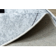 JUNIOR 51553.802 cirkel tapijt wasbaar voetbal voor kinderen antislip zwart / wit - TWEEDE-KLASSE PRODUCT