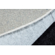 Alfombra lavable JUNIOR 51553.802 circulo futbol para niños antideslizante negro / blanco - PRODUCTO DE SEGUNDA CLASE
