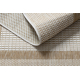 Sisal tapijt SISAL SION Kader 21782 plat te weven ecru / beige - TWEEDE-KLASSE PRODUCT