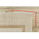 Sisal tapijt SISAL SION Kader 21782 plat te weven ecru / beige - TWEEDE-KLASSE PRODUCT
