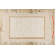 Teppich SISAL SION Rahmen 21782 flach gewebt ecru / beige - ZWEITKLASSIGES PRODUKT