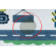 BAMBINO 2223 washing carpet Streets, cars for children anti-slip cream - SECOND-RATE PRODUCT