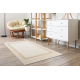 Sisal tapijt SISAL SION Kader 21782 plat te weven ecru / beige - TWEEDE-KLASSE PRODUCT