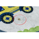 BAMBINO 2223 washing carpet Streets, cars for children anti-slip cream - SECOND-RATE PRODUCT