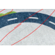 Tapis lavable BAMBINO 2223 Ruelles, voitures pour les enfants antidérapant crème - PRODUIT DE DEUXIÈME QUALITÉ