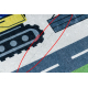 BAMBINO 2223 Waschteppich Straßen, Autos für Kinder Anti-Rutsch creme - ZWEITKLASSIGES PRODUKT