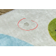 BAMBINO 1165 washing carpet Zoo for children anti-slip beige - SECOND-RATE PRODUCT