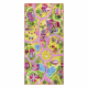 REBEL ROADS CARPET Sweet town 26 Sweets, non-slip for children - pink / green - SECOND-RATE PRODUCT