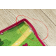 REBEL ROADS CARPET Sweet town 26 Sweets, non-slip for children - pink / green - SECOND-RATE PRODUCT
