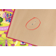 REBEL ROADS CARPET Sweet town 26 Sweets, non-slip for children - pink / green - SECOND-RATE PRODUCT
