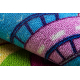 REBEL ROADS CARPET Sweet town 26 Sweets, non-slip for children - pink / green - SECOND-RATE PRODUCT