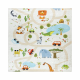 BAMBINO 1165 tapijt wasbaar Dierentuin voor kinderen antislip beige - TWEEDE-KLASSE PRODUCT