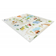 BAMBINO 1165 tapijt wasbaar Dierentuin voor kinderen antislip beige - TWEEDE-KLASSE PRODUCT